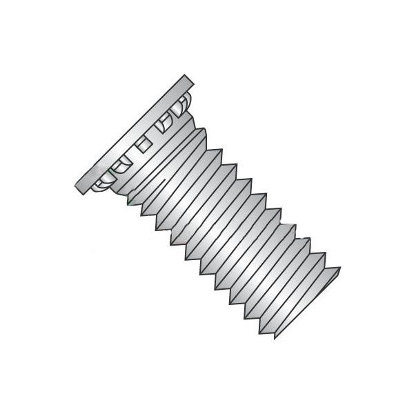 Newport Fasteners Self-Clinching Stud, #4-40, 1", Self Clinching, Stainless Steel; 18-8, Plain Finish, 5000 PK 457683 - main